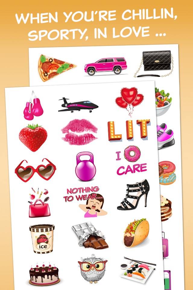 Girls Love Emoji – Extra Emojis For BFF Texting screenshot 2