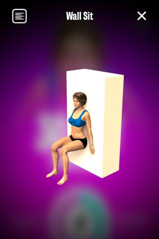 Women's Wall Sit 30 Day Challenge FREE screenshot 4