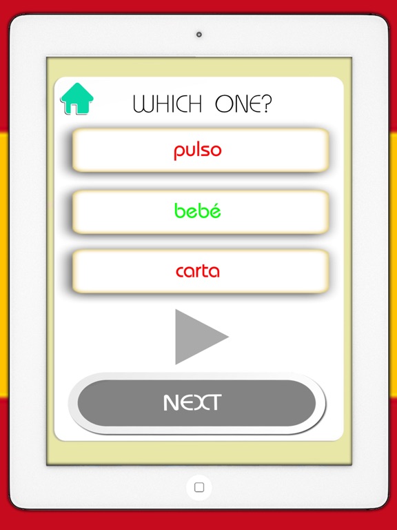 Screenshot #4 pour Apprend vocabulaire espagnol - Pratique l’espagnol avec des jeux et du vocabulaire pour apprendre des mots