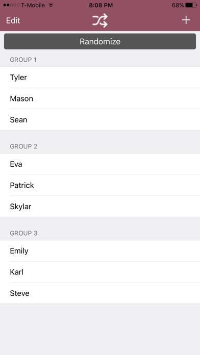 Screenshot #1 pour Pair Randomizer