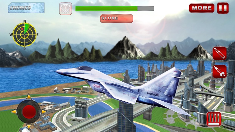 Jetfighter vs Alien Robots War screenshot-4