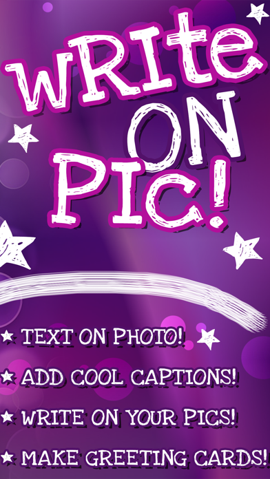 Write on Pics Free Photo Studio Editor – Add Text and Caption.s over your Favorite Picture.s iPhone screenshot