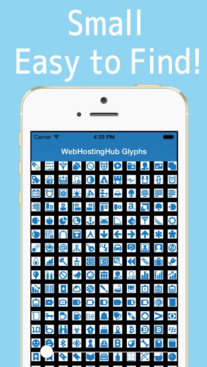 WebHostingHub Glyphs Cheatsheet Icon Font screenshot-3