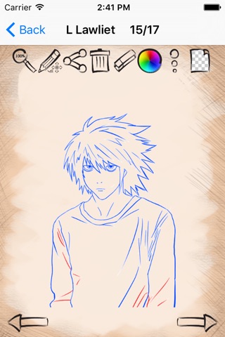 Learn to Draw Death Note edition screenshot 4