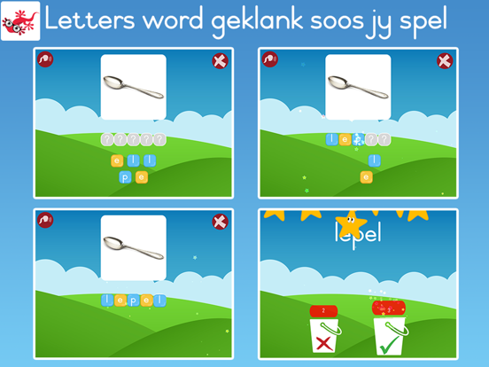 Spel Pret in Afrikaans iPad screenshot