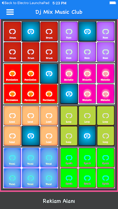 エレクトロミックス音楽パッドのスクリーンショット2 エレクトロミックス音楽パッドのスクリーンショット2