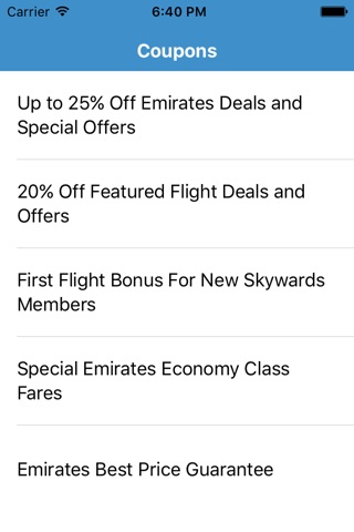 Coupons for Emirates App screenshot 2