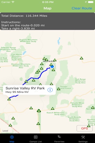 Nevada – Camping & RV spots screenshot 2