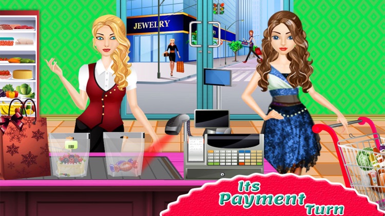 Supermarket Shopping Girl - top free time management cash register grocery shop games for girls