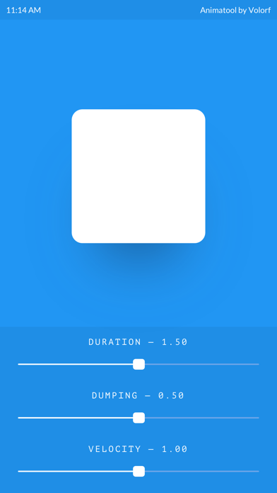 Screenshot #1 pour Animatool — easy way to set your ios animation