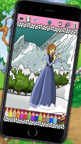 Game screenshot Coloring book with your favorite Princesses apk