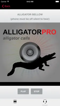 REAL Alligator Calls and Alligator Sounds for Calling Alligators (ad free) BLUETOOTH COMPATIBLE iPhone image 1