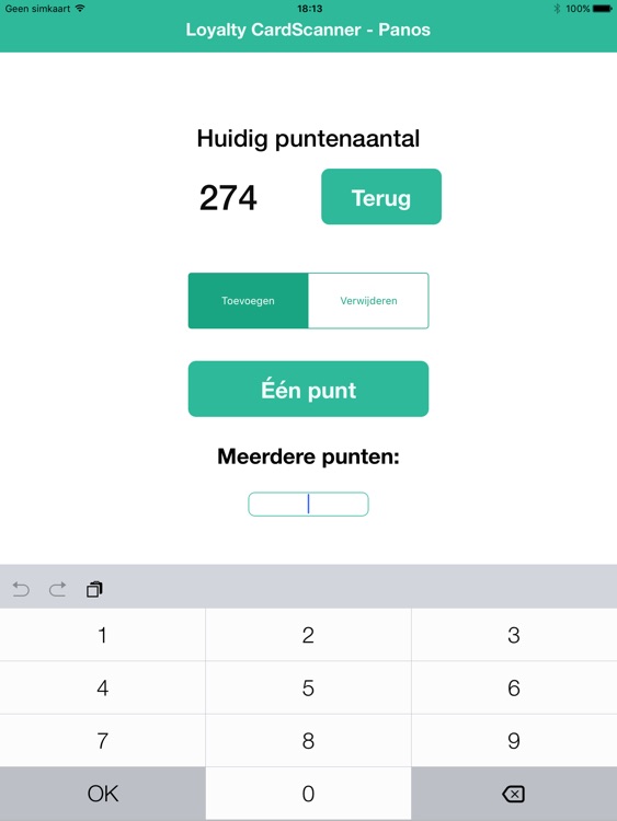 Basic Customer Loyalty CardScanner for Panos screenshot-3