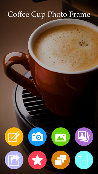 Screenshot #1 pour Coffee Cup Photo Frame & Photo Editor