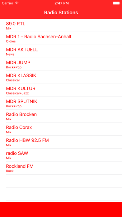 How to cancel & delete Radiosender Sachsen-Anhalt FM Online Stream from iphone & ipad 1