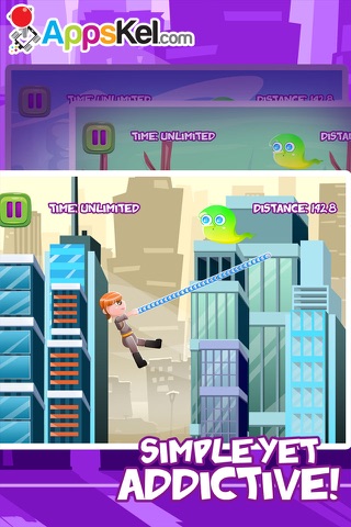 Extreme Rope Swing Squad Force 2 – The Fly Hero Games for Kids Free screenshot 2