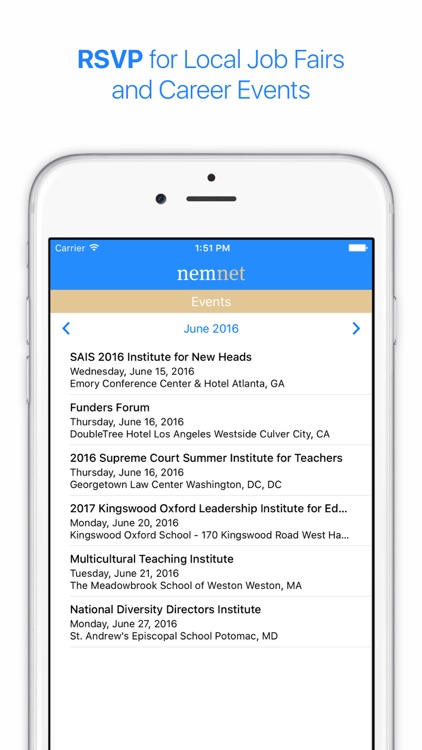 Diversity Education Job Finder BY NEMNET screenshot-4