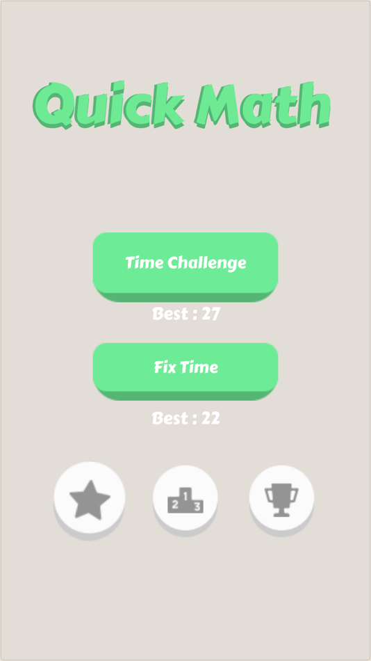 #1. Turbo Math - A game to challenge your math skills (iOS) Podle: Shuaib Imran
