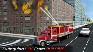 911 Emergency Ambulance Driver Duty: Fire-Fighter Truck Rescue screenshot #2 for iPhone
