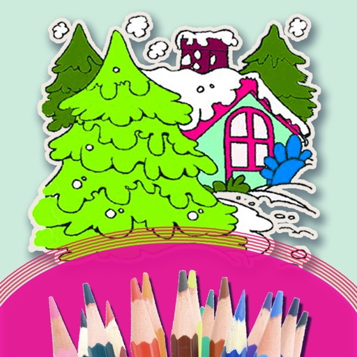 Colouring the Scenery Step By Step - Coloring Book For  Kids and Preschool Children icon