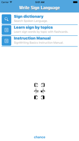 Write Sign Language Dictionary - Offline AmericanSign Language screenshot