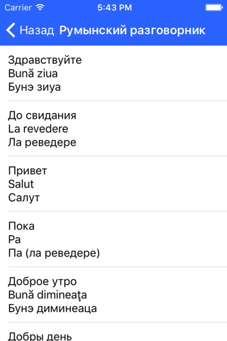 Русско-румынский разговорник screenshot 3