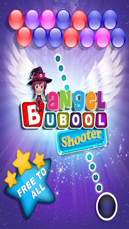 Angel Bubble Shooter Mania. Candy Smash game for kids screenshot-4