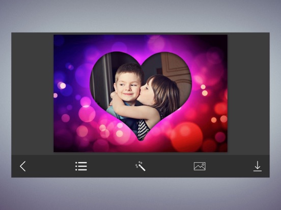 I Love You Photo Frames - Instant Frame Maker & Photo Editor iPad screenshot 4 - Photo & Video app