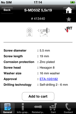 Hilti Screw & Nail Selector screenshot 3