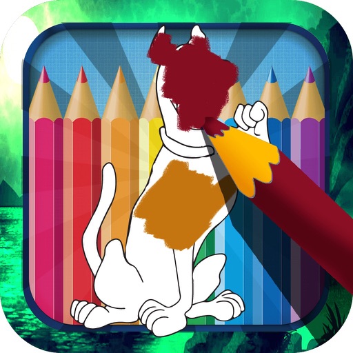 Color Book Game for Kids: Scooby Doo Version iOS App