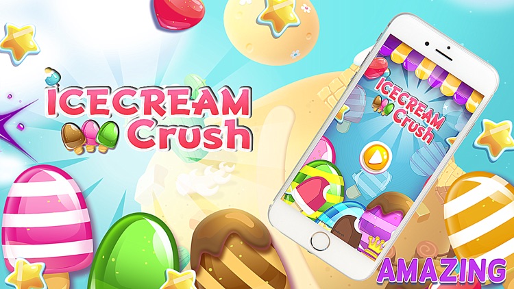Icecream crush Games - Kids Ice Cream Food match FREE