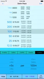 SwimPace screenshot #2 for iPhone