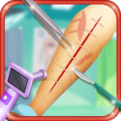 Knee Surgery Simulator - Kids First Aid Helper Game icon