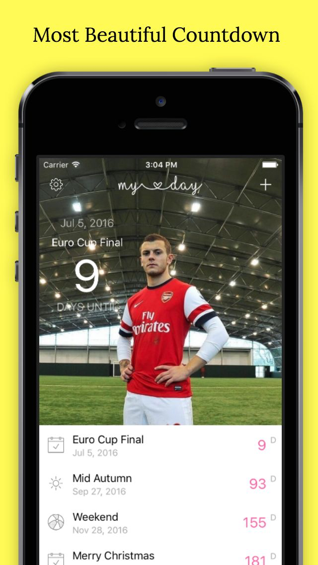 Countdown. Event Days Reminder Timer and Calendar Event Countdown