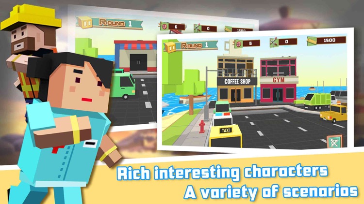 Pixel Apple Shooter 3D - Free shoot war game on mobile screenshot-3