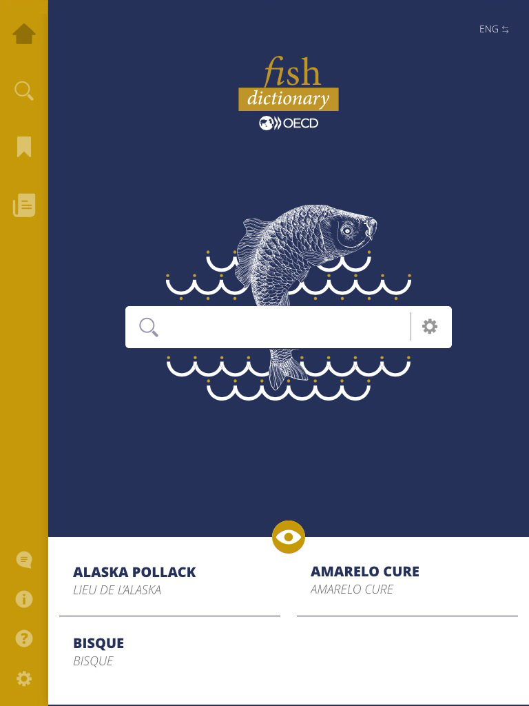 OECD Fish Dictionary