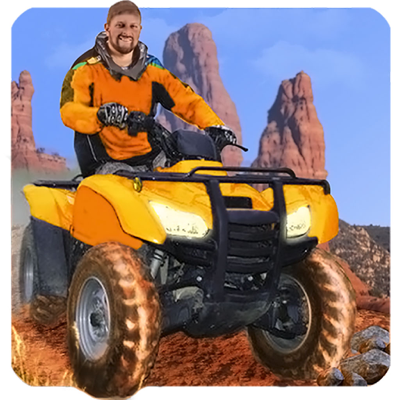 4x4 ATV Rider Quad Bike Hill Climb Extreme Offroad Safari Riding