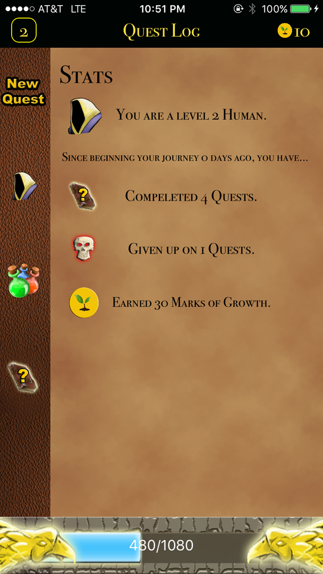 Quest Log - The RPG To-Do List