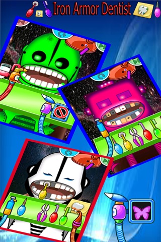 Dental For Kids Super Hero Iron Robot Games Free Super Hero Madness screenshot 2