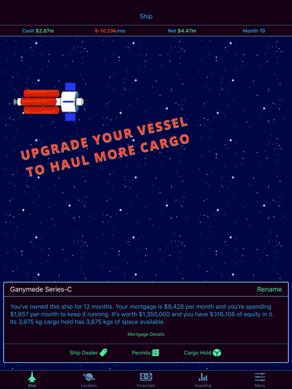 Limitless Fortune: Orbital Trade and Investment iPad screenshot 2 - Games app