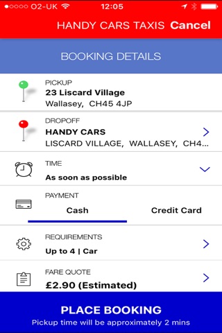 HANDY CARS TAXIS screenshot 3