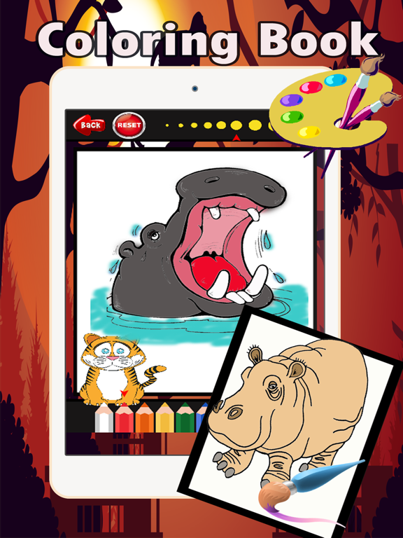 Preschool Coloring Book: coloring pages games free for toddlers and kids iPad screenshot
