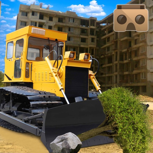 VR Town Construction Bulldozer Pro - 3d builder game iOS App