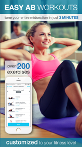Easy Ab Workouts - Flatten and Tone Your Stomach and Back Fat screenshot