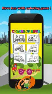 train friends coloring book for children age 1-10: games free for learn to use finger to drawing or coloring with each coloring pages iphone screenshot 3
