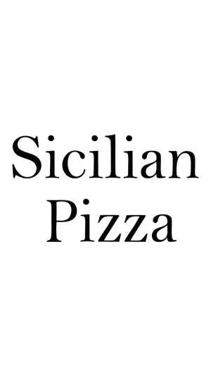 Sicilian Pizza