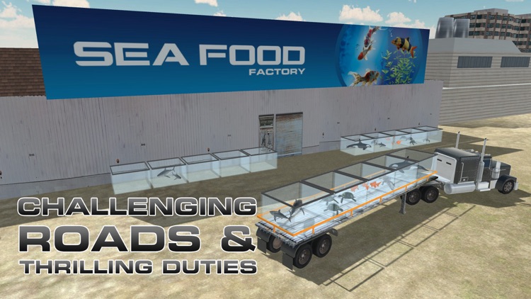 3D Transporter Truck Sea Animal – Ultimate driving & parking simulator game