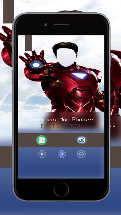 Superhero Man Photo Suit,Face Changer