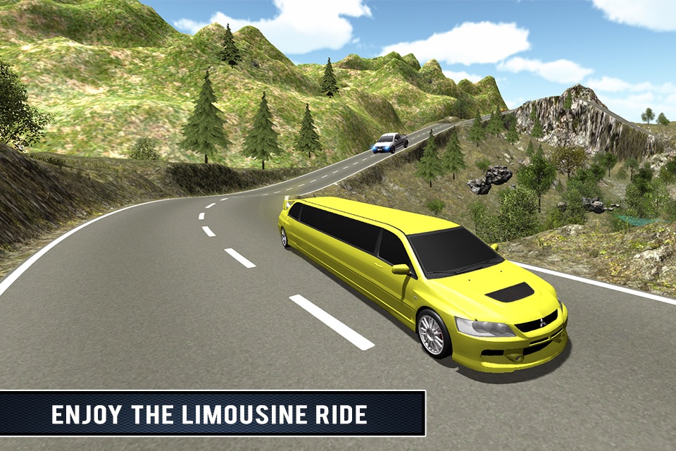 Up Hill Limo Off Road Car Rush screenshot 4