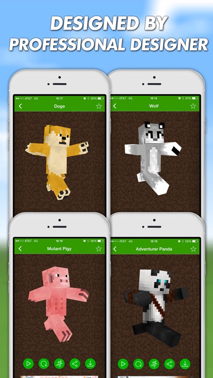 Animal Skins For Minecraft PE (Pocket Edition) Free